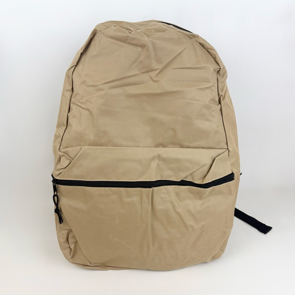 Moda West Tan Taupe Unisex Backpack New With Tags